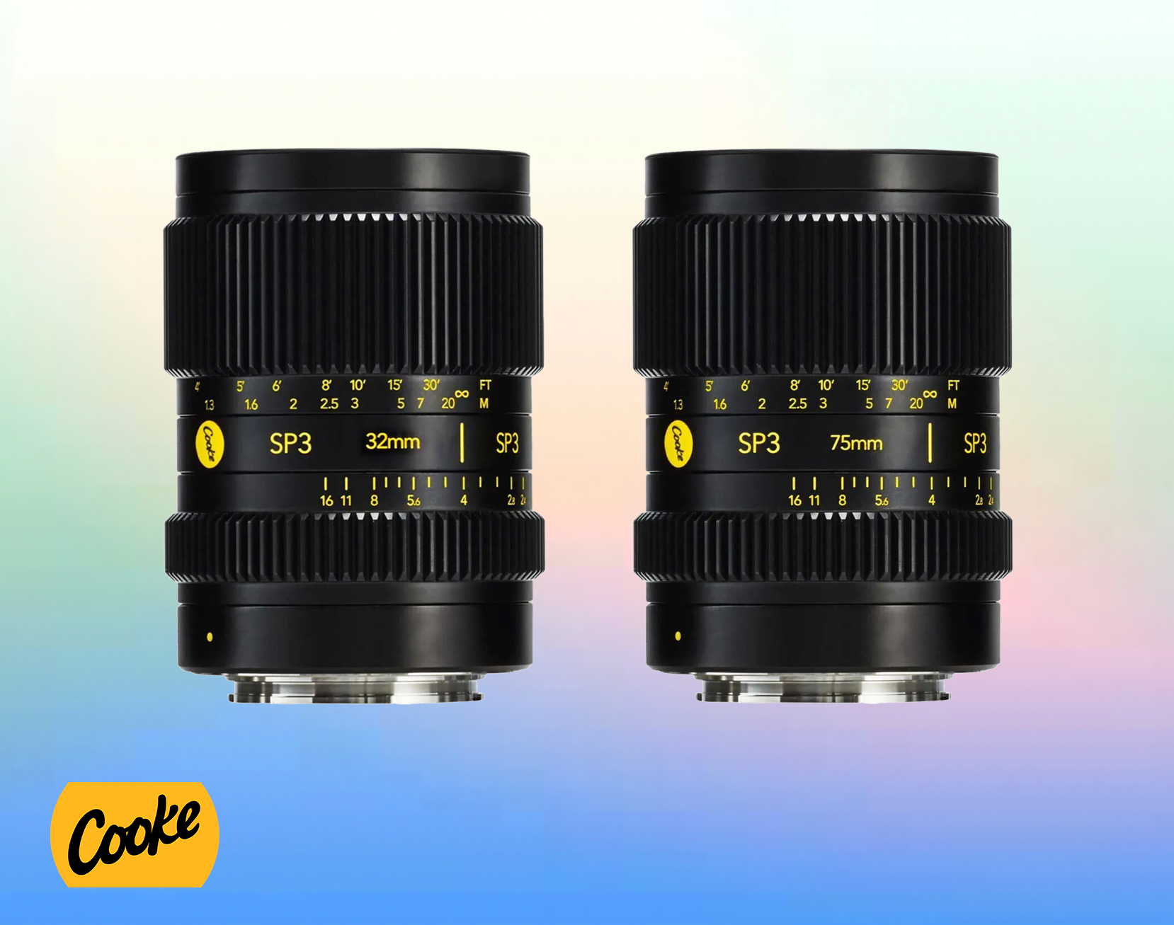 Cooke sp3 2x lens set - 32mm & 75mm - rf or sony-e mounts