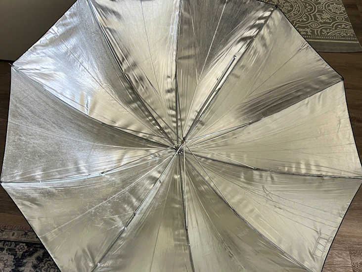 Silver umbrella - 11cm
