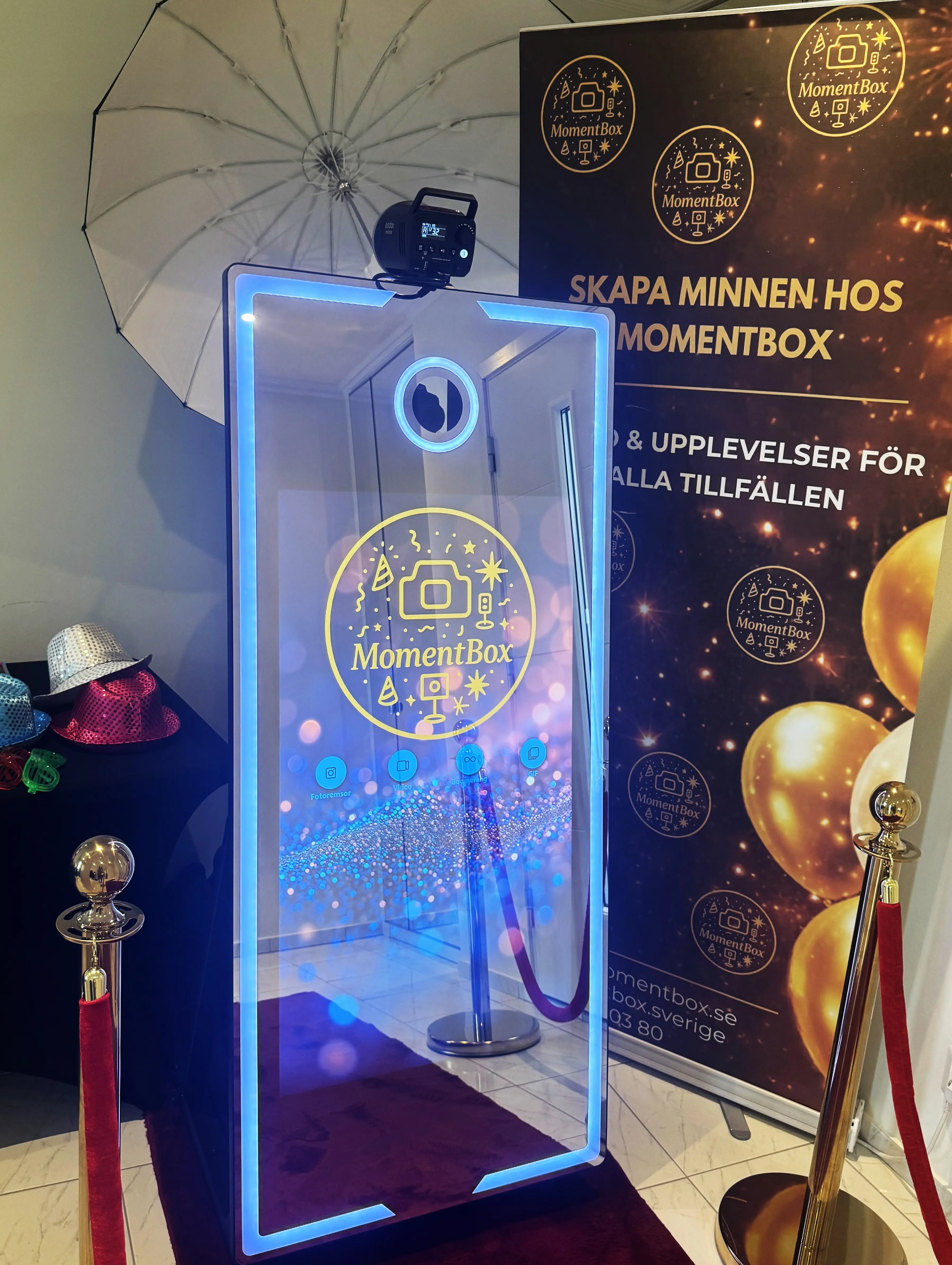 Mirror photobooth - fotobås