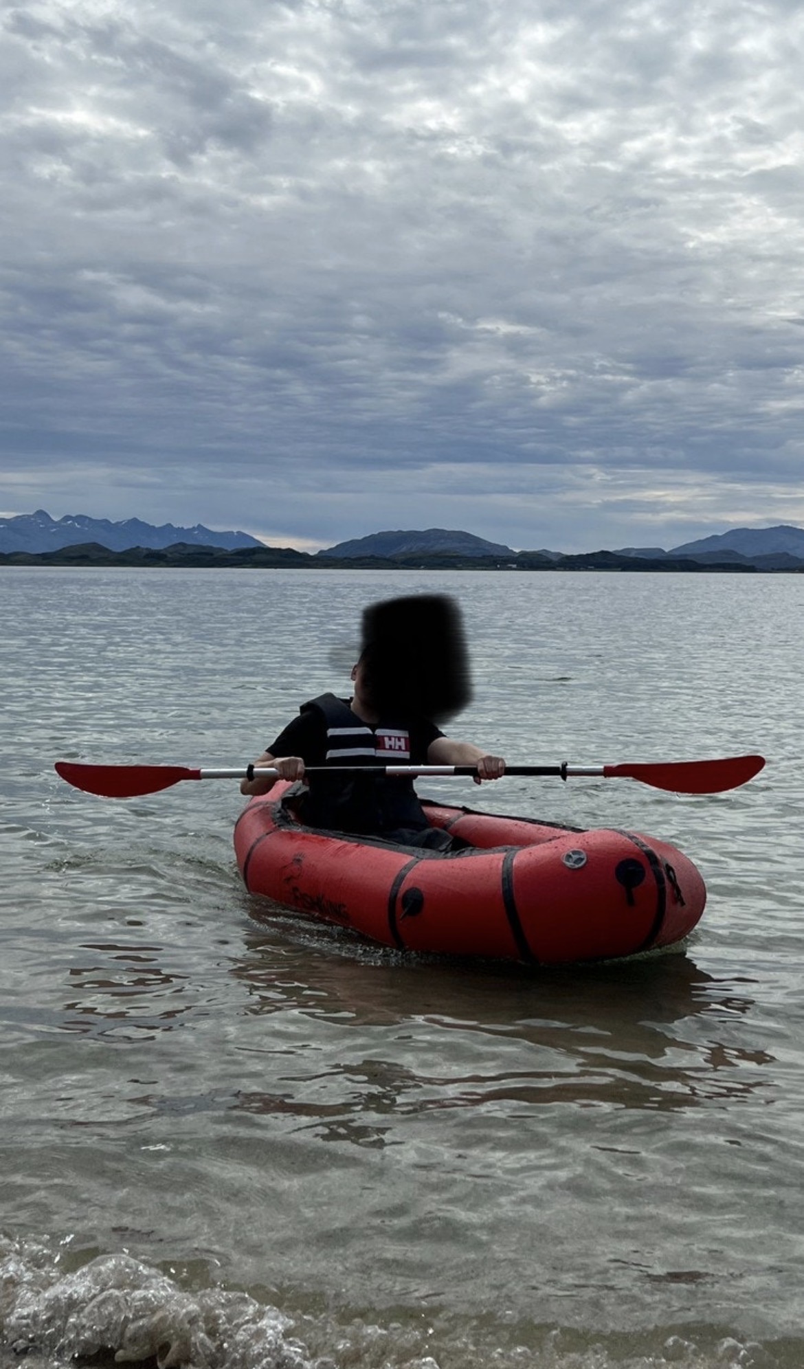 Pacraft/gummibåt med åre