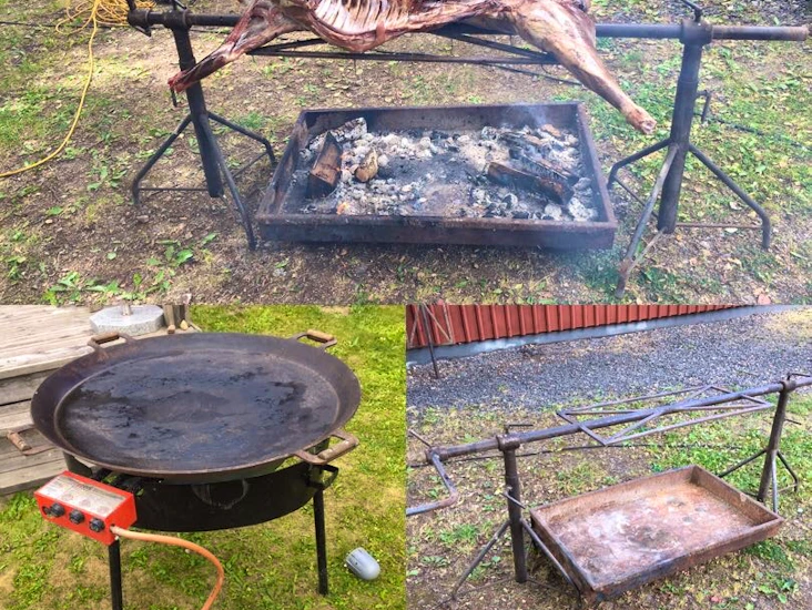 Grisställning & stor stekhäll