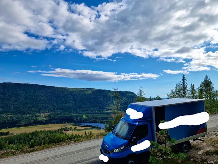 Iveco daily 2022 8paller 19 m³ med løftelem