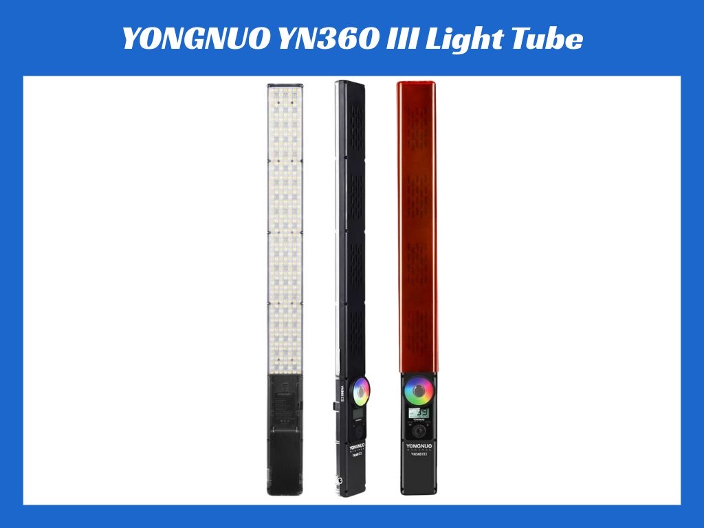 Yongnuo yn360 iii bi-colour rgb light tube