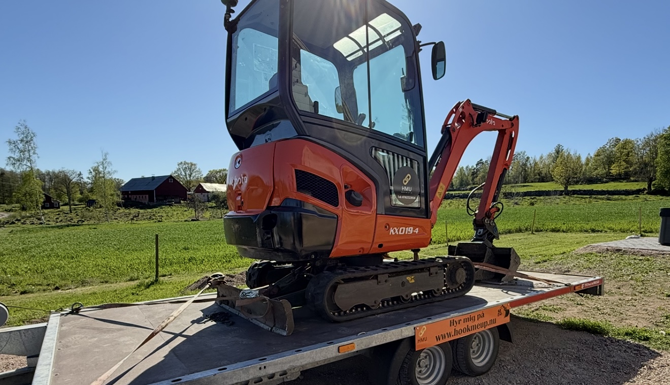 Minigrävare kubota kx019-4