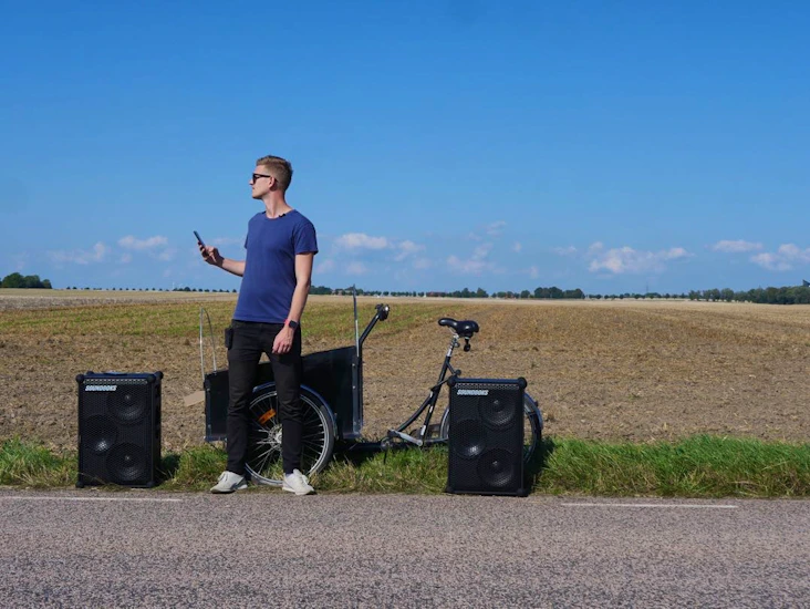 Två stycken soundboks 3