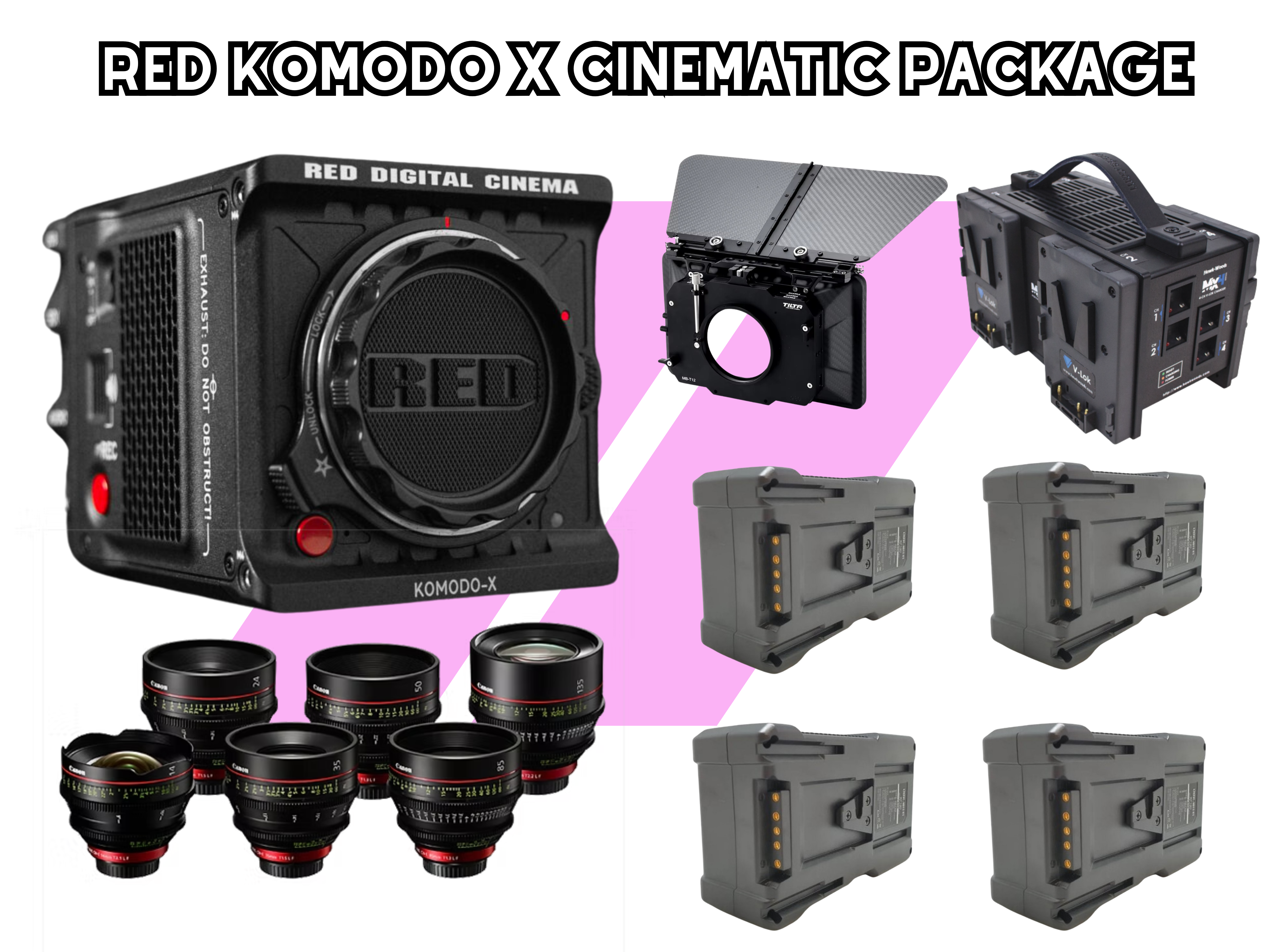  red komodo x cinematic package