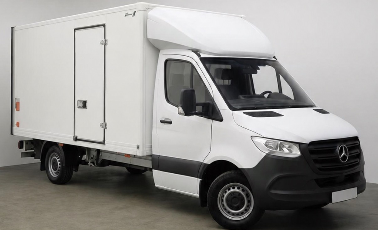 Flyttbil / lastbil mercedes sprinter automat – b-körkort