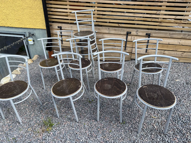 20st stolar för inom och utomhusbruk