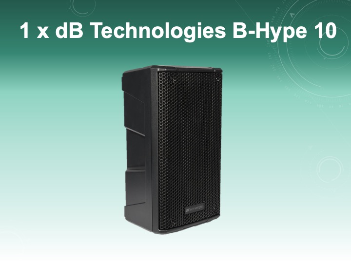 Db technologies b-hype 10 active loudspeaker (single)