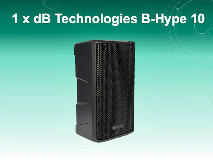 Db technologies b-hype 10 active loudspeaker (single)