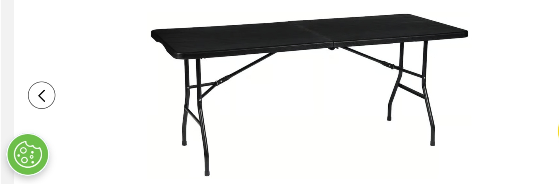 4 svarte klappbord
