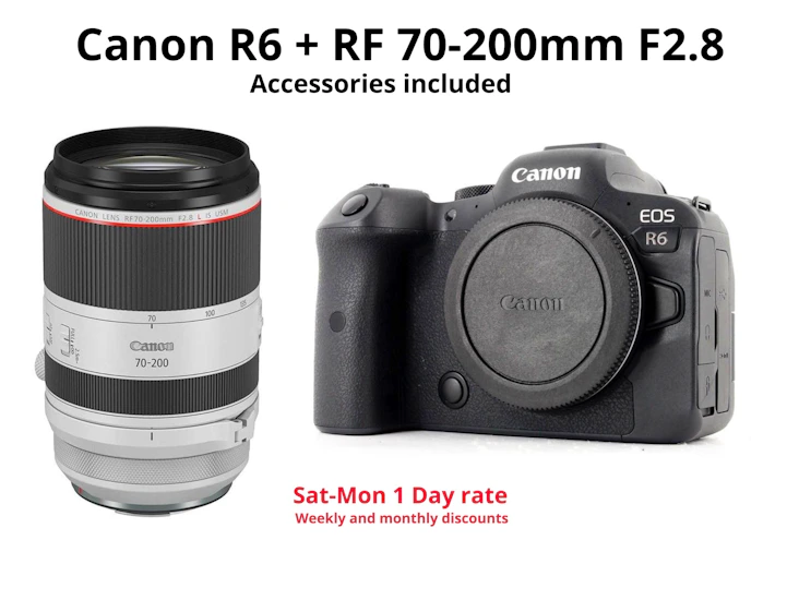 Canon r6 + rf 70-200mm f2.8