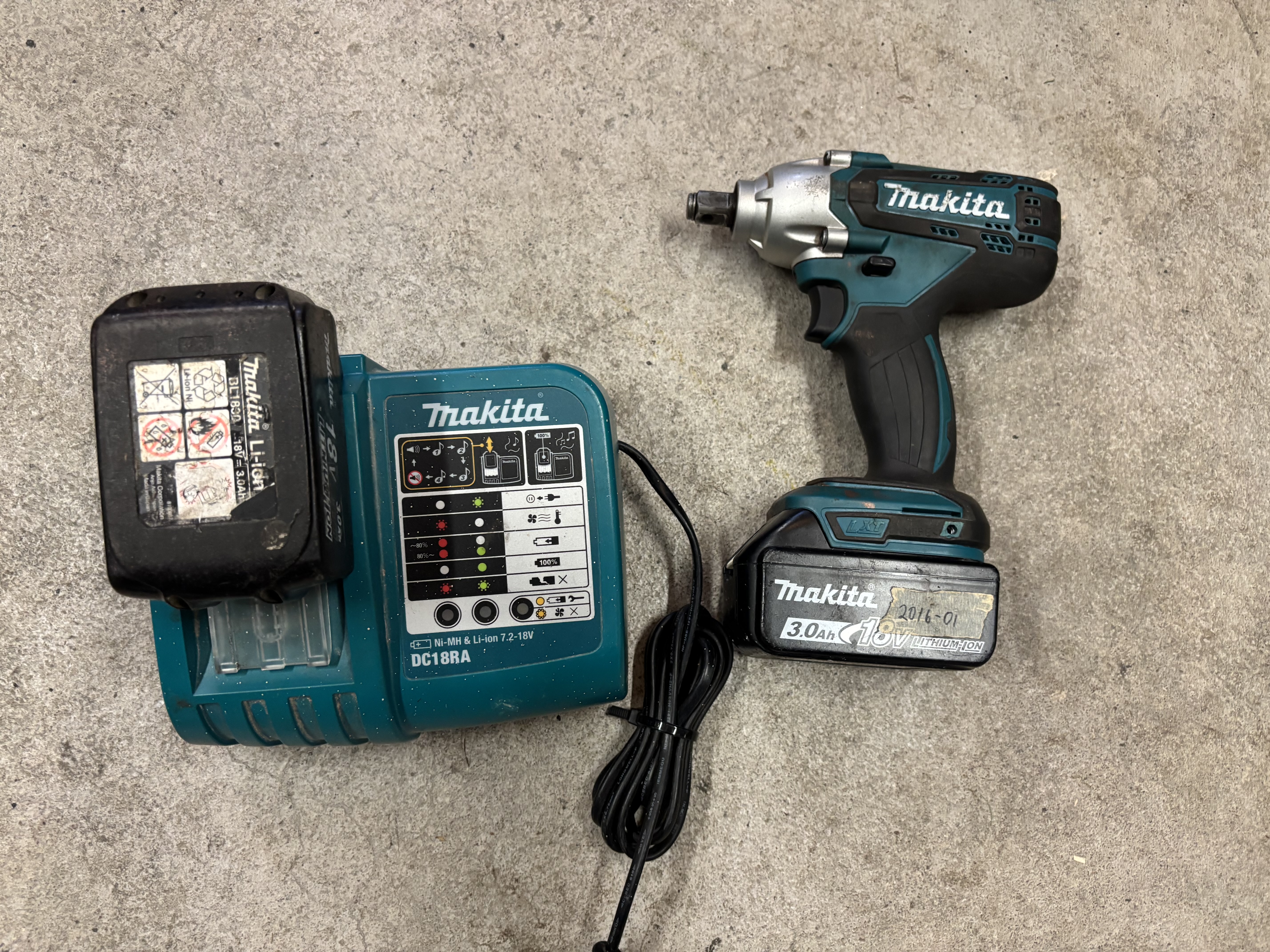 Mutterdragare makita 18v