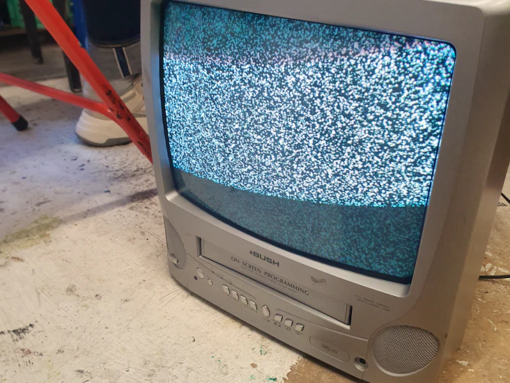 Vhs player combo tv 35cm screen