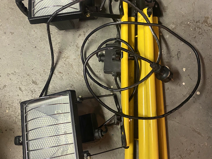 Arbetsbelysning på stativ