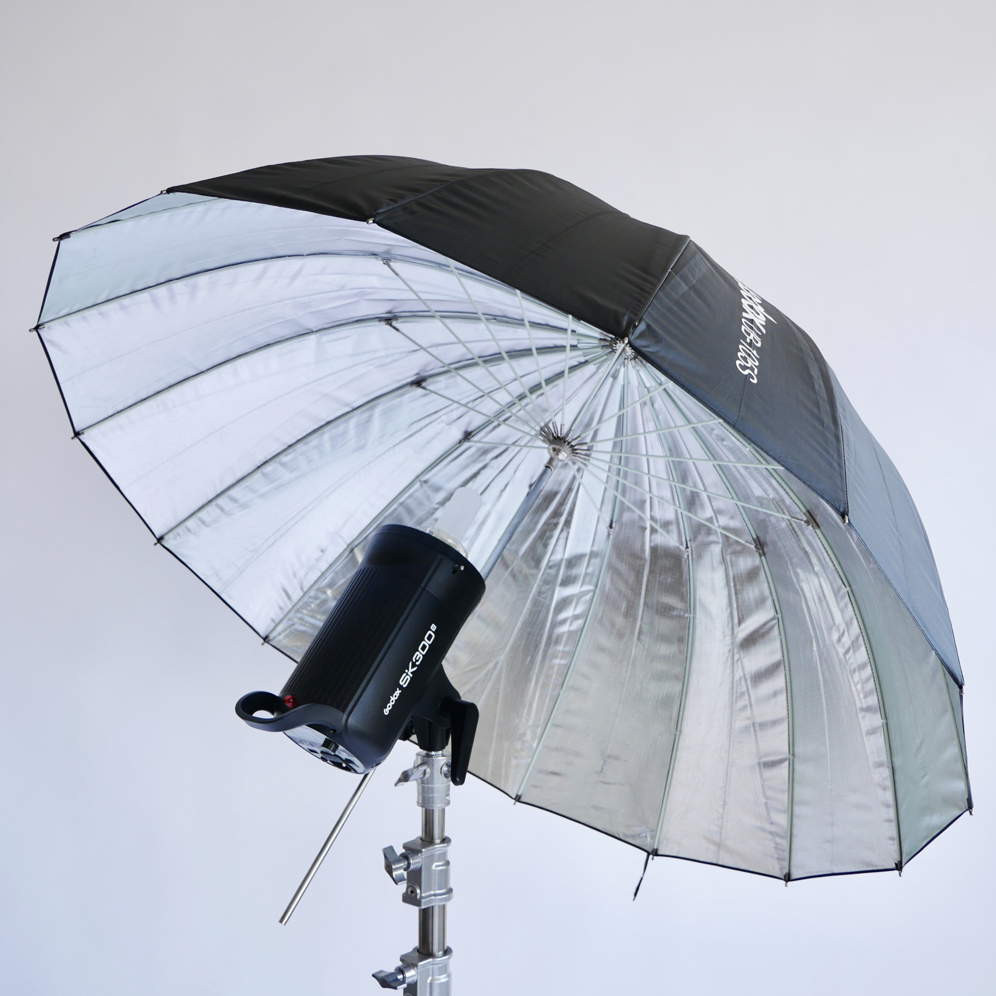1 x godox ub 105-s silver umbrella