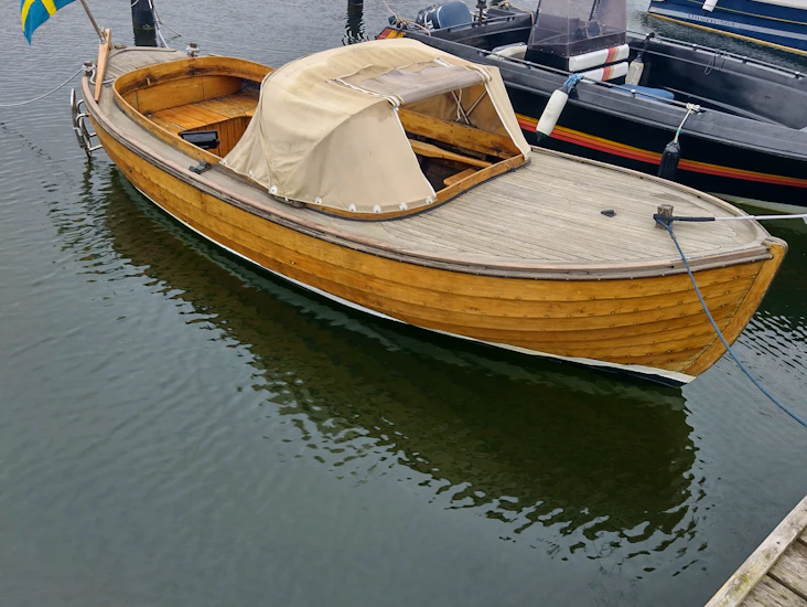 Träsnipa med inombordare klassiker