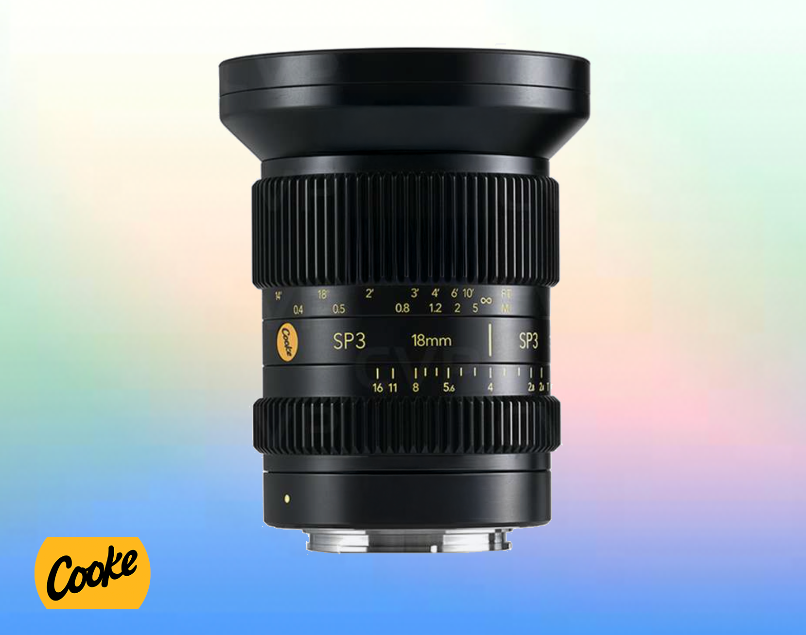 Cooke sp3 18mm prime lens - rf or sony-e mount