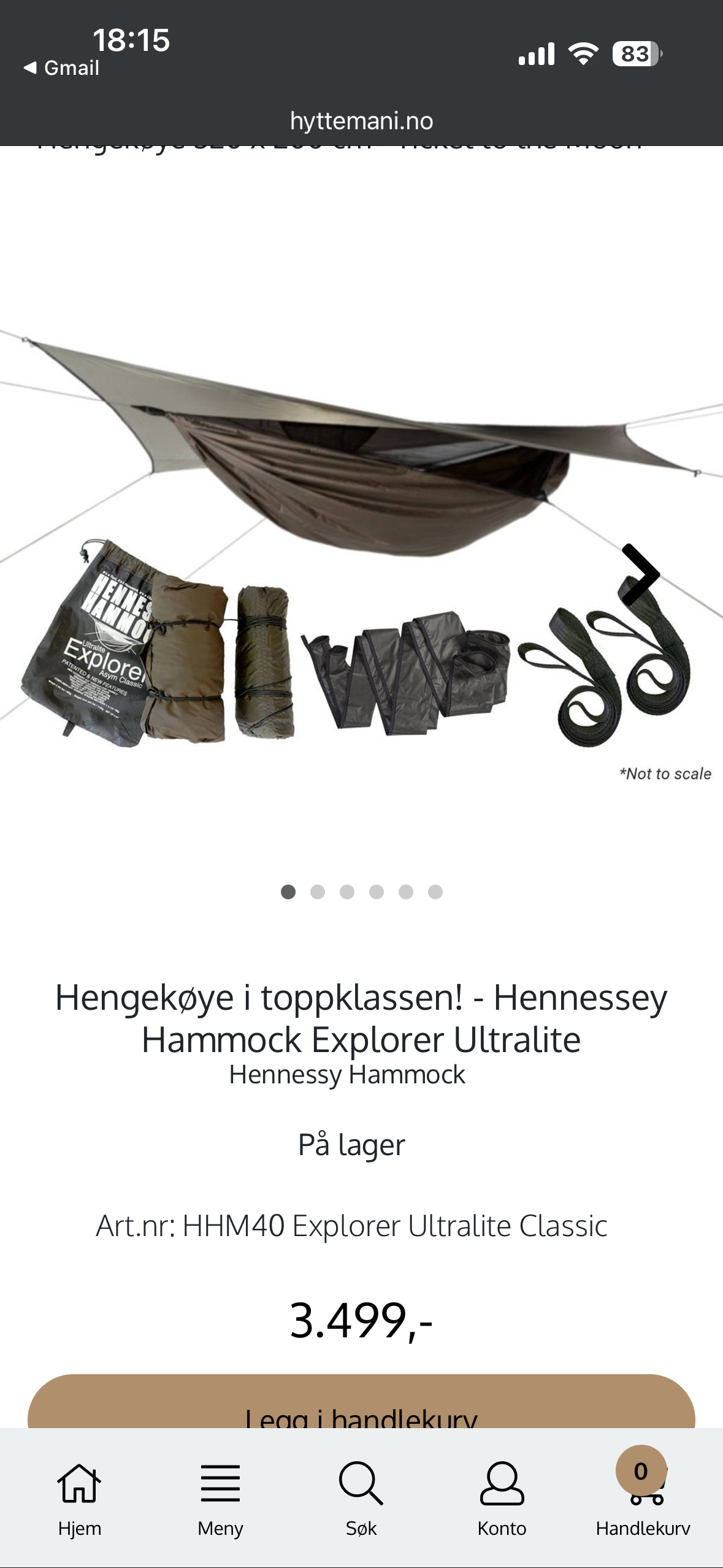 Hennessey hengekøye for ekstreme forhold 