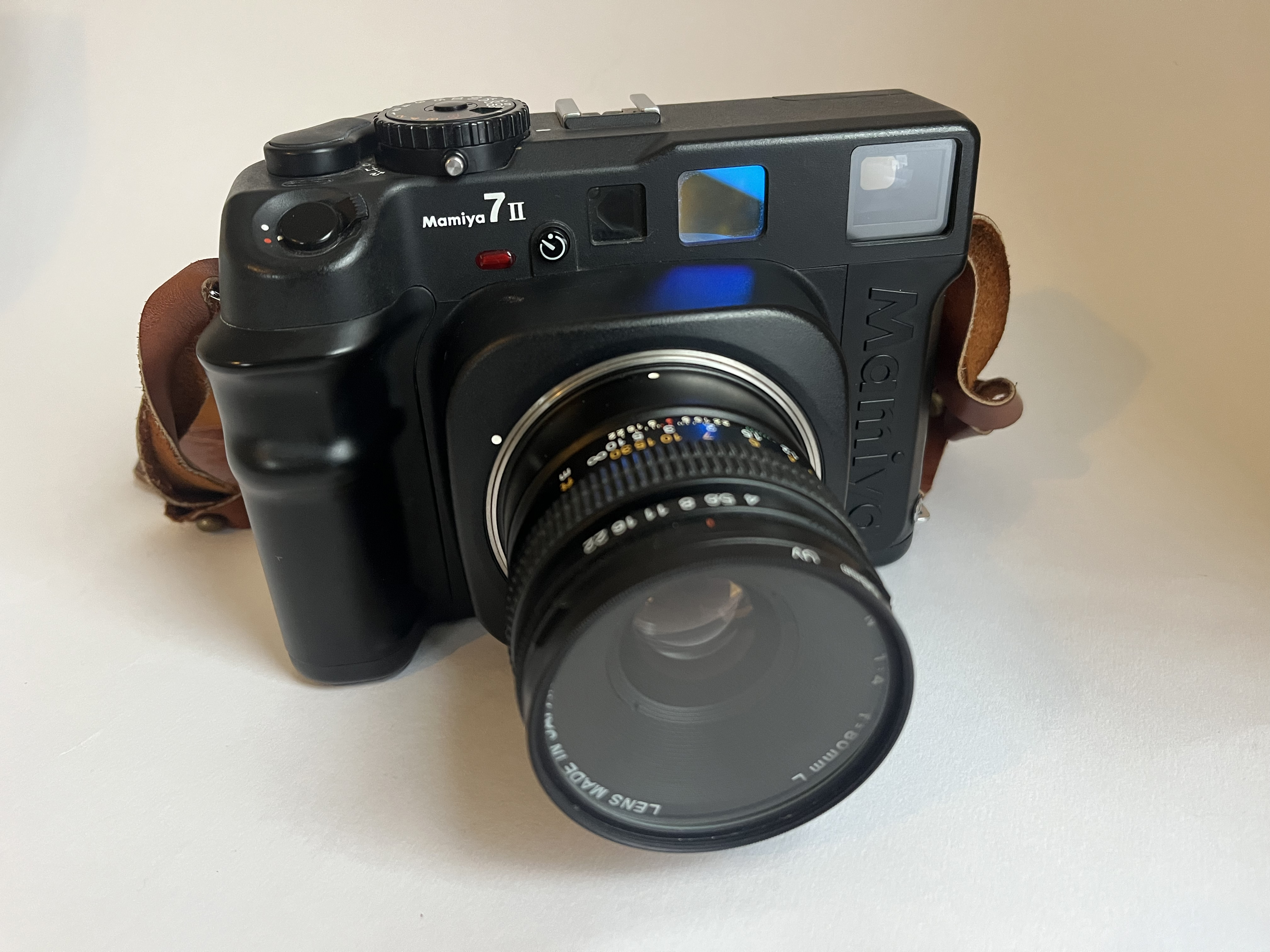 Mamiya 7ii medium format film camera & 80mm f4 lens