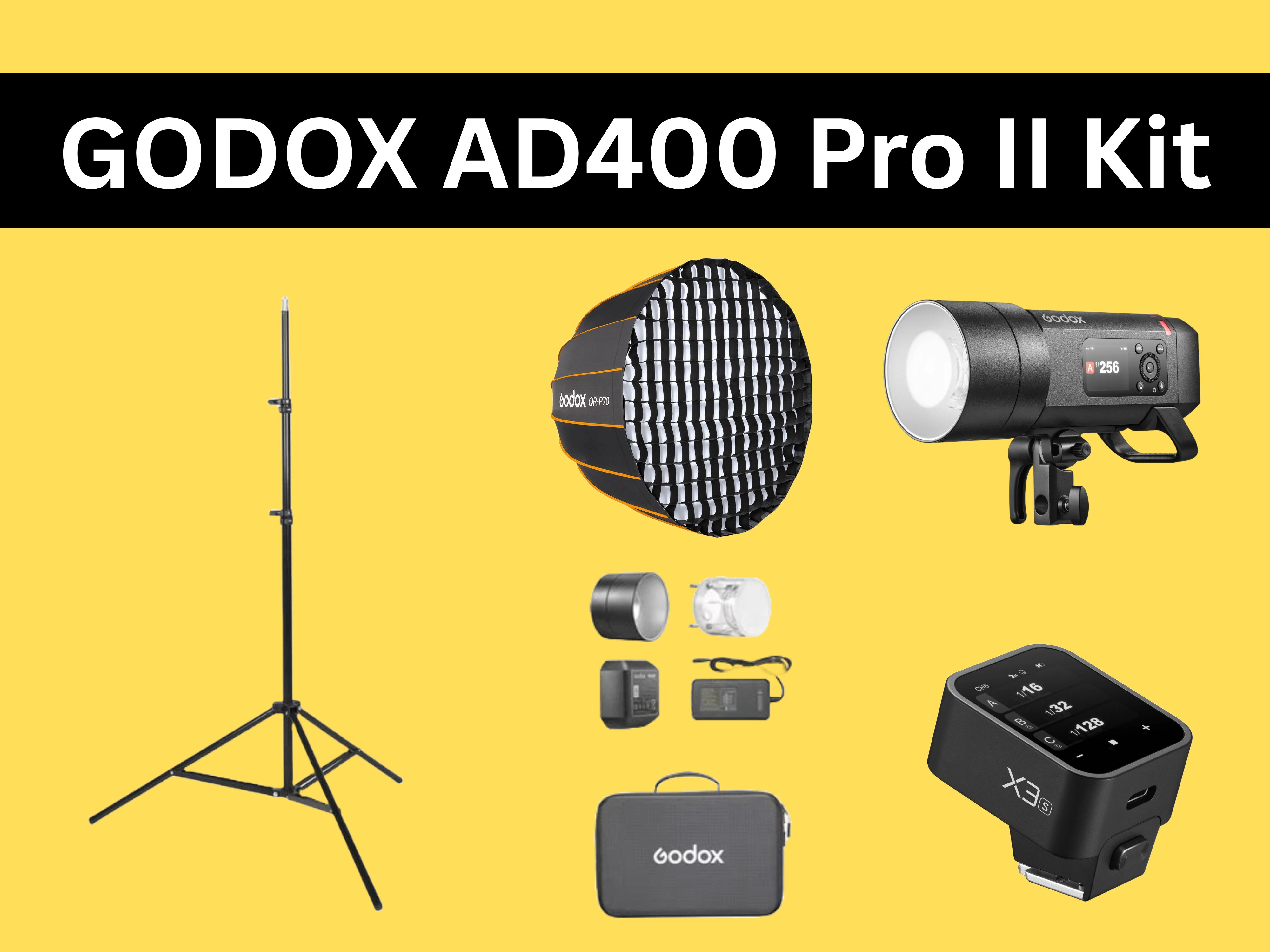Godox ad400 pro ii flash kit + x3 trigger (sony)  