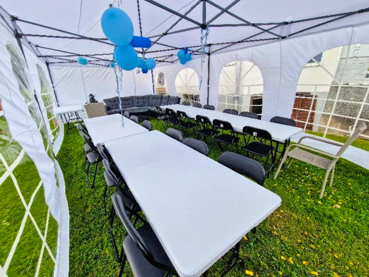 Partytält snabbtält 8x4m