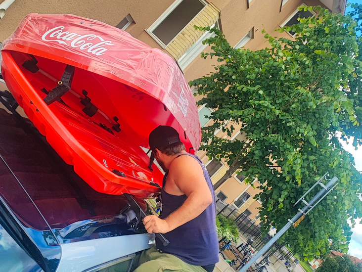 Takbox, calix m22, 390 liter lastutrymme