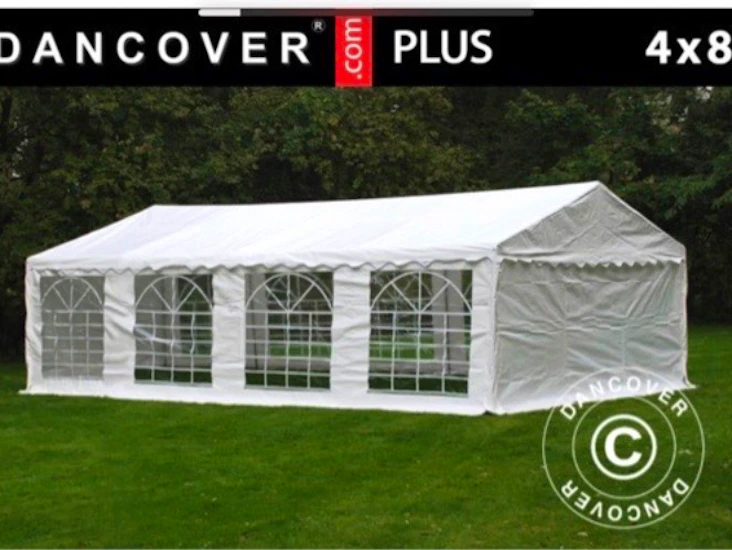 Partytält 4x8m