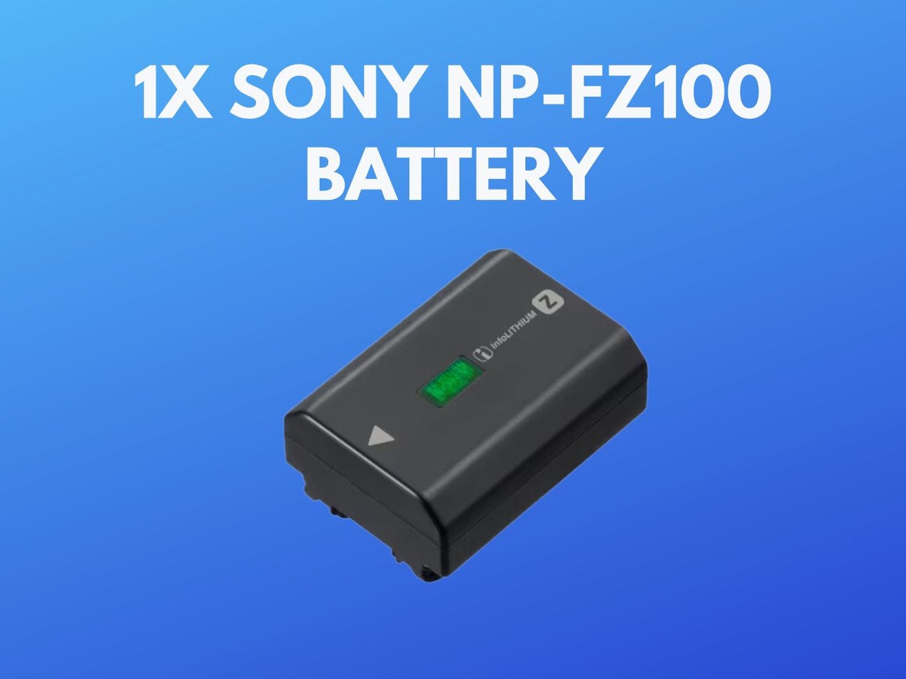 1x sony np-fz100 battery