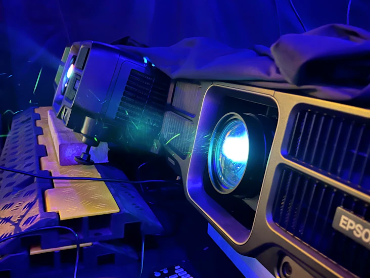 Epson laser lcd projector - 12k lumens brightness 1920 x 1200 resolution , very bright!