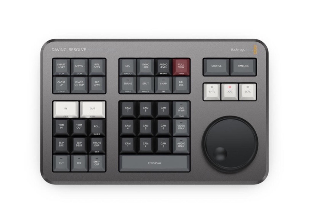 Blackmagic davinci resolve speed editor