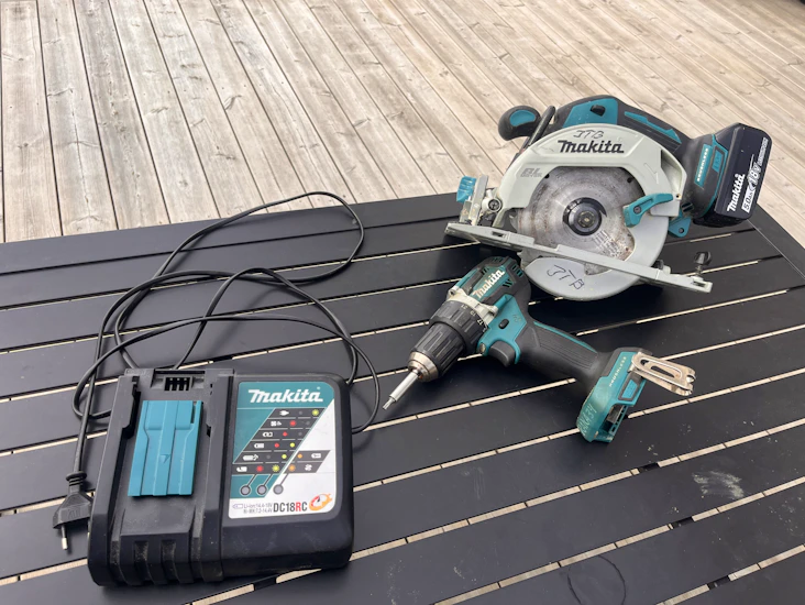 Cirkelsåg - makita - batteridriven