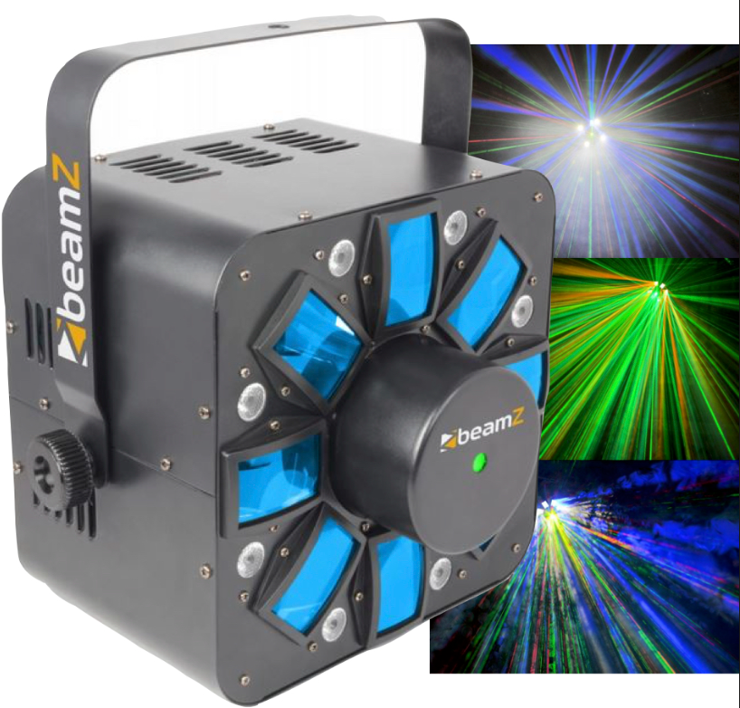 Beamz multi acis 3 led laser