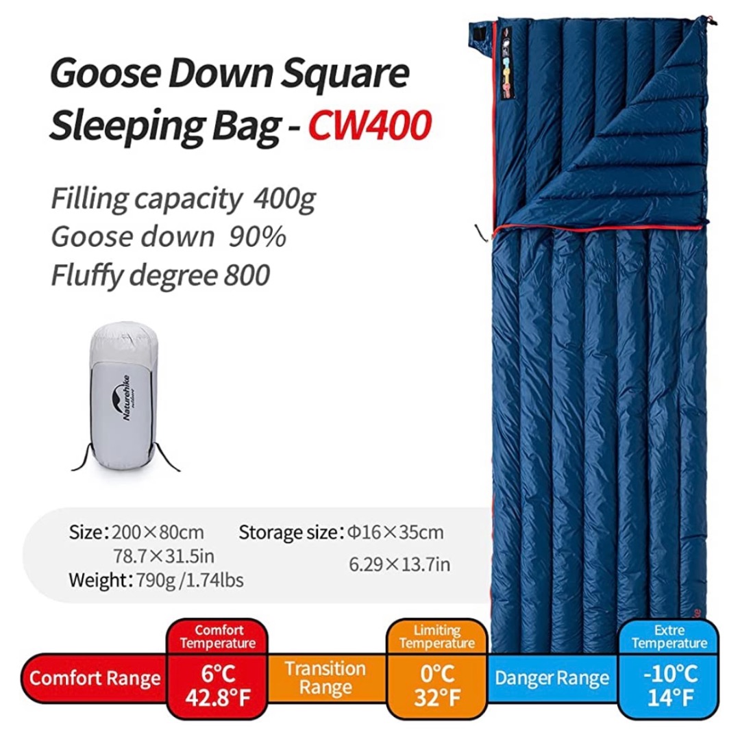 Ultralätt sovsäck 800fp 