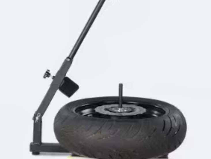 Utrustning för däckbyte mc