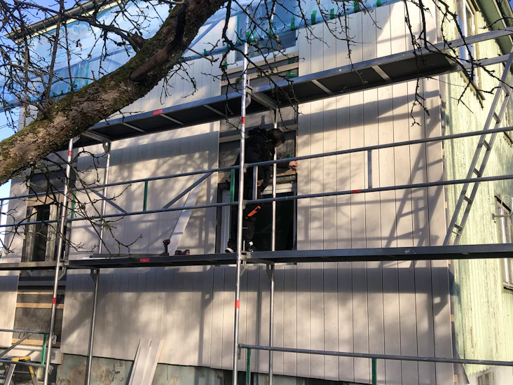 Gedigen aluminium byggställning