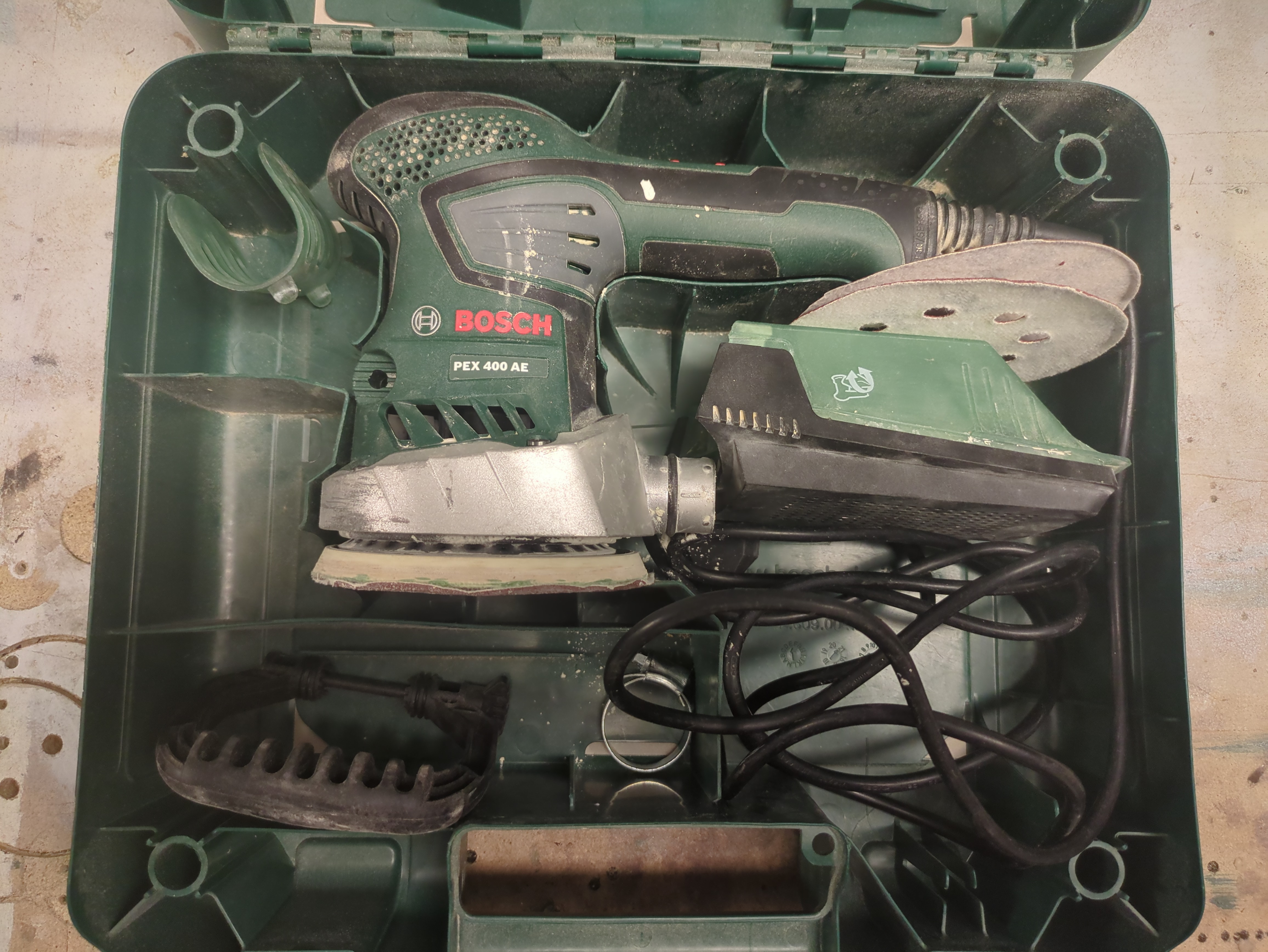 Bosch pex 400 ae excenterslip