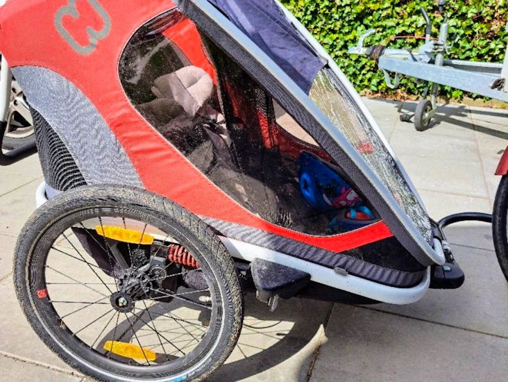 Cykelvagn för 2 barn