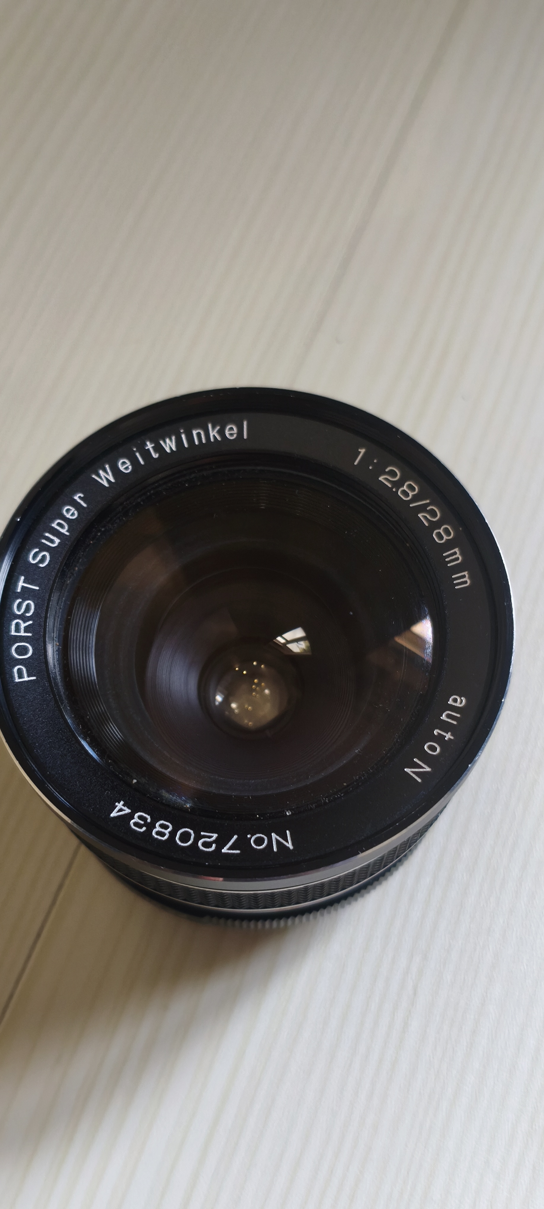 Vintage porst super weitwinkel 28mm f/2.8 auto n m42 lens