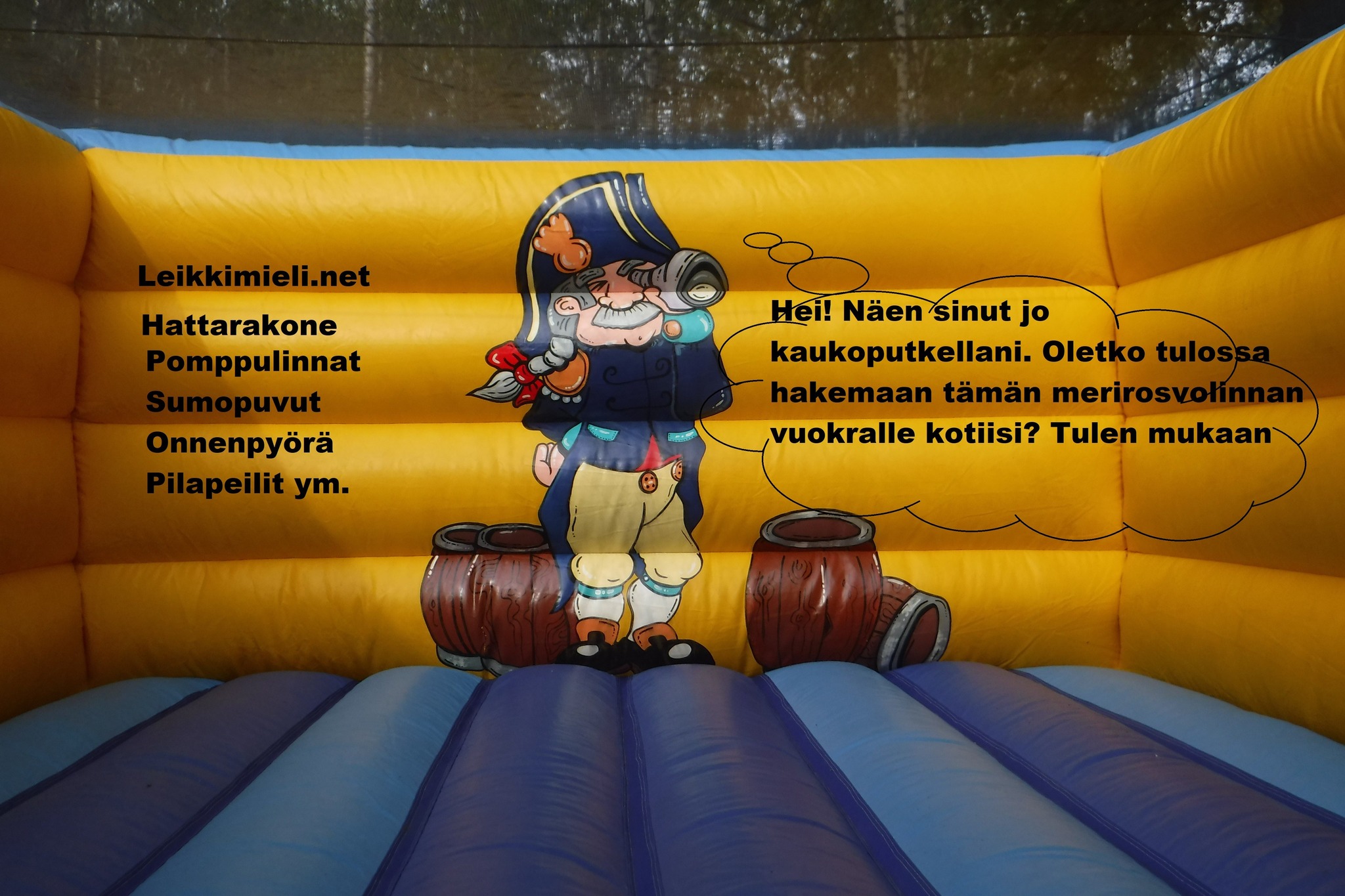 Pomppulinna merirosvo. vetonaula juhliisi ylöjärveltä