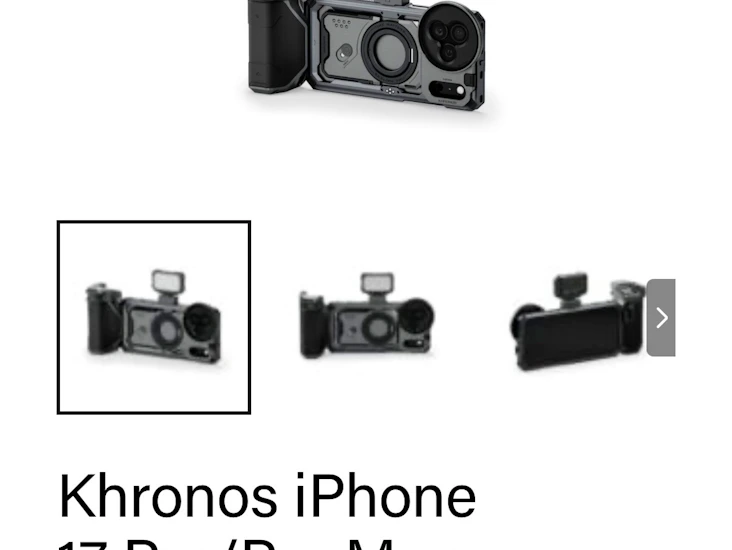 Iphone 17 pro 1tb + tilta khronos street snap kit 🎥📱