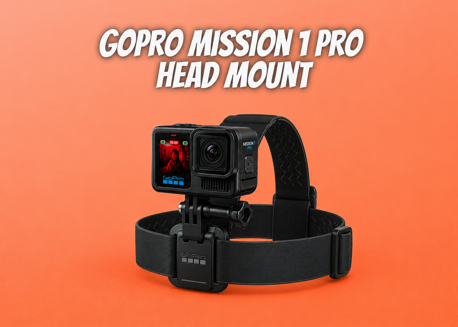 Gopro mission 1 pro + head mount