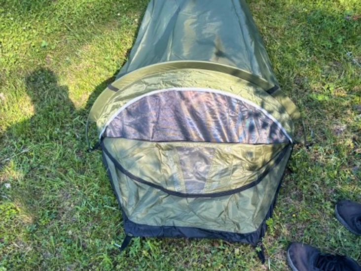 Ultralätt 1-mans tält för vandring & camping – kompakt & vattentätt