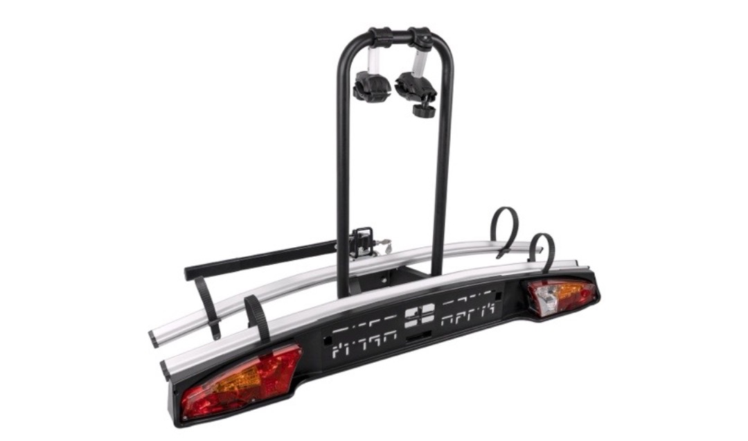 Brukervennlig stativ med plass til 2 sykler 