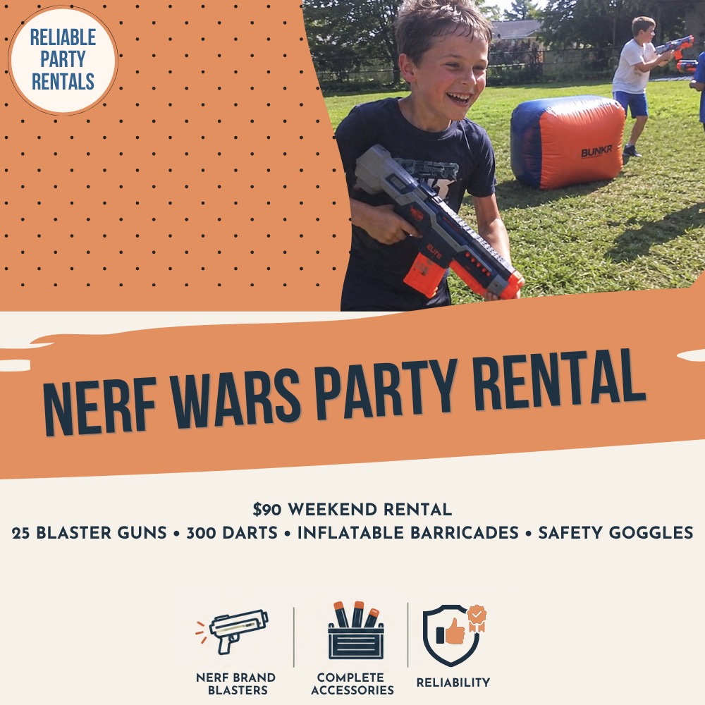 Nerf party rentals