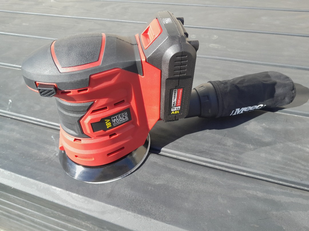 Batteridrevet eksentersliper