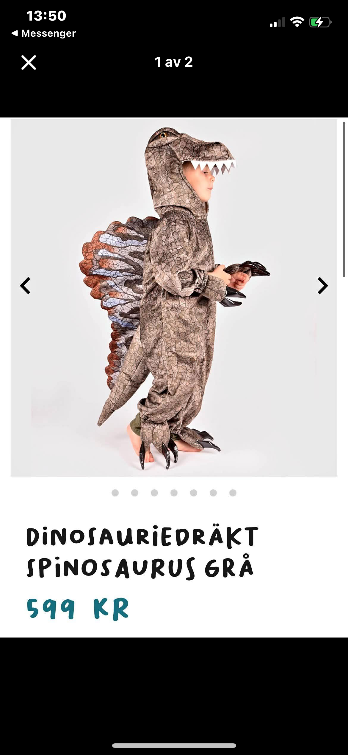 Dinosauriedräkt 