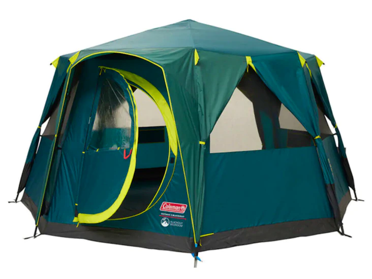 Coleman octagon blackout 6–8 ppl tent