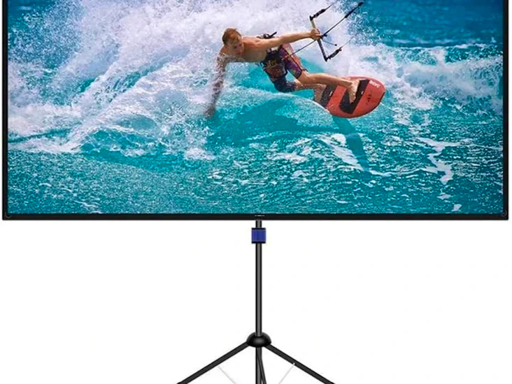 80inch projector screen with tripod stand