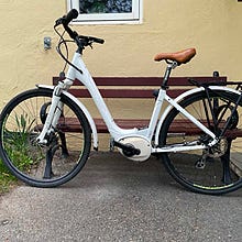 Sinus tria 7 eco monotube a4 21 - hvit elektrisk bysykkel 28"/700c unisex hvit
